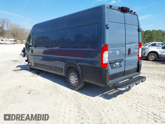 2022 Ram ProMaster Cargo with VIN 3C6MRVJG6NE116762, listed as a IAAI auction lot 40549769 with 77,027 mi miles and . Bid and sale history available at DreamBid. Image 3.