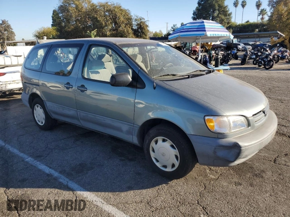 1998 Toyota Sienna CE with VIN 4T3GF19C6WU042953, listed as a Copart auction lot 80800754 with 165,109 mi miles and Clean Title. Bid and sale history available at carsss.com. Image 4.