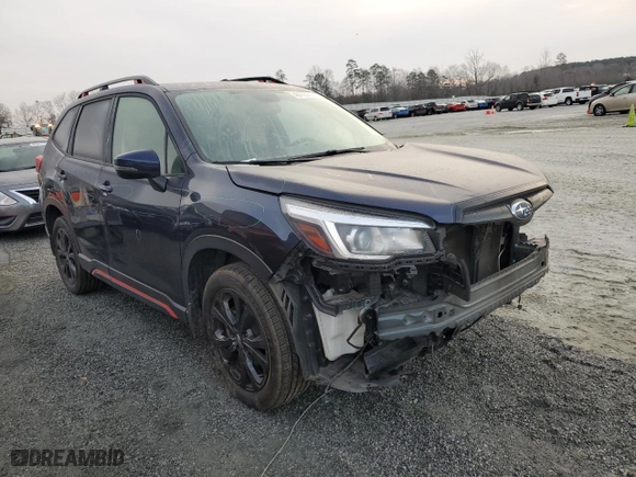 2019 Subaru Forester Sport with VIN JF2SKAPC9KH429944, listed as a Copart auction lot 48798055 with 127,718 mi miles and Salvage Title. Bid and sale history available at carsss.com. Image 4.