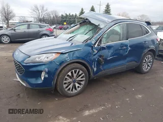 2020 Ford Escape Titanium with VIN 1FMCU9J98LUC00068, listed as a IAAI auction lot 41843755 with 42,525 mi miles and . Bid and sale history available at DreamBid. Image 17.