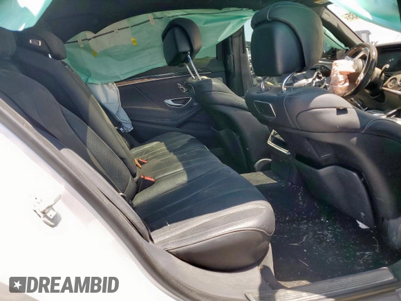 2018 Mercedes-Benz S 450 z VIN WDDUG6GB0JA364251, wystawiony jako Copart lot #64254235 z przebiegiem Nie podano mil oraz Czysty tytuł • Clean title. Historia ofert i sprzedaży dostępna na DreamBid. Obrazek 10.