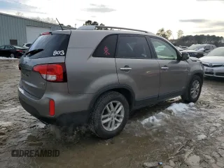 2014 Kia Sorento LX with VIN 5XYKTDA74EG461884, listed as a Copart auction lot 46021015 with 97,411 mi miles and Salvage Title. Bid and sale history available at carsss.com. Image 3.