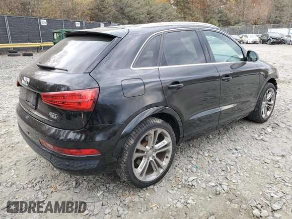 2017 Audi Q3 Prestige with VIN WA1GCCFS0HR016488, listed as a Copart auction lot 78816884 with 122,223 mi miles and Salvage Title. Bid and sale history available at carsss.com. Image 3.