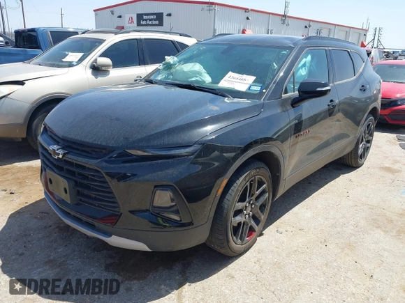 2020 Chevrolet Blazer LT with VIN 3GNKBCRS2LS618188, listed as a IAAI auction lot 42004681 with 37,283 mi miles and . Bid and sale history available at DreamBid. Image 2.