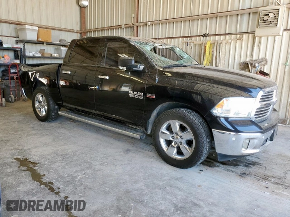 2016 Ram 1500 Lone Star with VIN 1C6RR6LT9GS159191, listed as a Copart auction lot 62209625 with 202,696 mi miles and Salvage title. Bid and sale history available at DreamBid. Image 4.