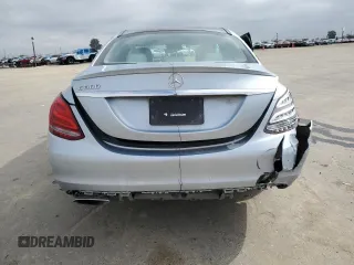 2015 Mercedes-Benz C-Class C 300 with VIN 55SWF4JB3FU072870, listed as a Copart auction lot 45989365 with 80,019 mi miles and Salvage Title. Bid and sale history available at carsss.com. Image 6.