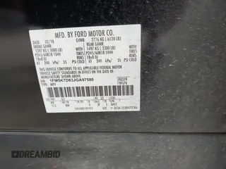 2018 Ford Explorer XLT с VIN 1FM5K7D83JGA97580, выставлен на аукционе IAAI как лот 42302466 с пробегом 153 546 миль миль и . История ставок и продаж доступна на DreamBid. Изображение 9.