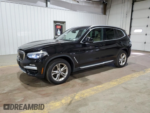 2019 BMW X3 xDrive30i with VIN 5UXTR9C51KLD94738, listed as a Copart auction lot 50211825 with 103,176 mi miles and Salvage Title. Bid and sale history available at carsss.com. Image 1.