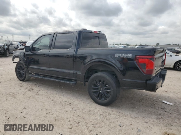 2024 Ford F-150 XLT with VIN 1FTFW3L85RFA04020, listed as a Copart auction lot 55082065 with 8,641 mi miles and Salvage Title. Bid and sale history available at carsss.com. Image 2.