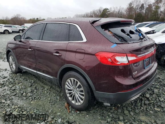 2017 Lincoln MKX Select with VIN 2LMPJ6KR2HBL38360, listed as a Copart auction lot 44761895 with 94,166 mi miles and Salvage Title. Bid and sale history available at carsss.com. Image 2.