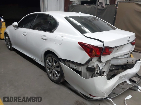 2014 Lexus GS 350 with VIN JTHBE1BL1E5031497, listed as a IAAI auction lot 41991354 with 124,312 mi miles. Bid and sale history available at carsss.com. Image 3.