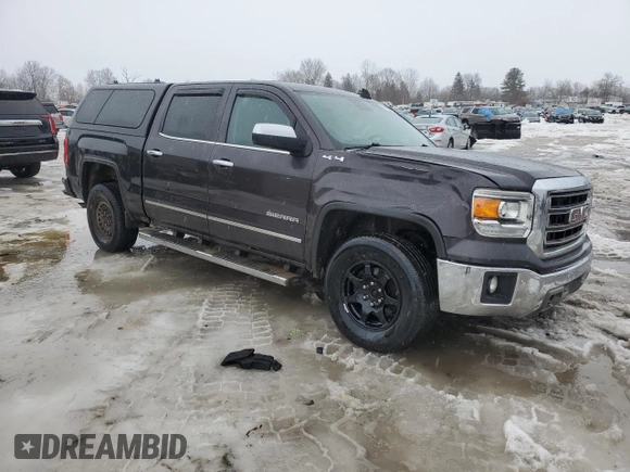 2015 GMC Sierra 1500 SLT with VIN 3GTU2VEC0FG159245, listed as a Copart auction lot 47829735 with 92,614 mi miles and Salvage Title. Bid and sale history available at DreamBid. Image 4.