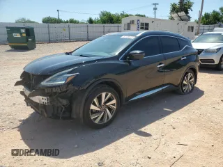 2019 Nissan Murano SV with VIN 5N1AZ2MJ1KN129102, listed as a Copart auction lot 57126035 with 163,852 mi miles and Salvage title. Bid and sale history available at DreamBid. Image 1.