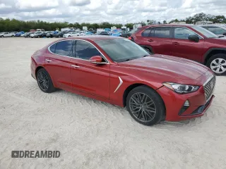 2019 Genesis G70 Advanced z VIN KMTG64LA4KU015493, wystawiony jako Copart lot #55464615 z przebiegiem 34 967 mil mil oraz Nie do naprawy • Non repairable. Historia ofert i sprzedaży dostępna na DreamBid. Obrazek 4.