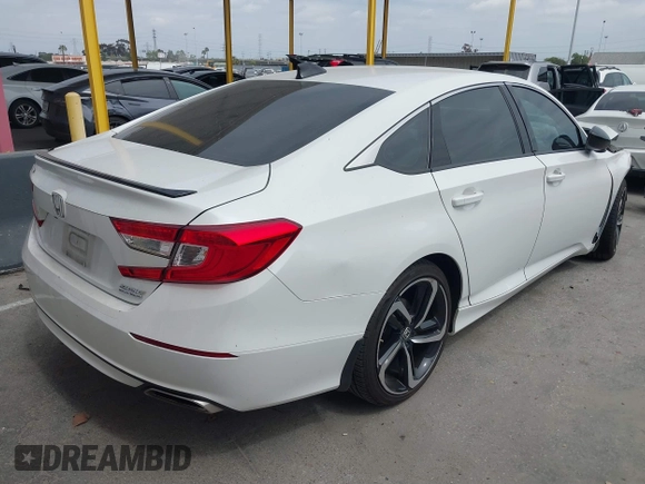 2022 Honda Accord Sedan Sport SE with VIN 1HGCV1F43NA041157, listed as a IAAI auction lot 41904804 with 47,546 mi miles. Bid and sale history available at carsss.com. Image 4.