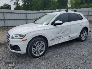 2020 Audi Q5 Premium Plus z VIN WA1BNAFY7L2100547, wystawiony jako Copart lot #53785945 z przebiegiem 45 218 mil mil oraz Szkoda całkowita • Salvage title. Historia ofert i sprzedaży dostępna na DreamBid. Obrazek 1.