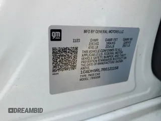 2024 Cadillac CT4-V z VIN 1G6DH5RL7R0121158, wystawiony jako Copart lot #67799554 z przebiegiem 25 715 mil mil oraz Szkody całkowita. Historia ofert i sprzedaży dostępna na DreamBid. Obrazek 12.