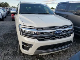 2024 Ford Expedition Platinum z VIN 1FMJU1L82REA60907, wystawiony jako Copart lot #74033544 z przebiegiem 2 700 mil mil oraz Szkoda całkowita • Salvage title. Historia ofert i sprzedaży dostępna na DreamBid. Obrazek 5.
