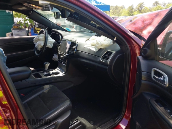 2019 Jeep Grand Cherokee Altitude with VIN 1C4RJFAG7KC834769, listed as a IAAI auction lot 42308296 with 20,329 mi miles and . Bid and sale history available at DreamBid. Image 5.
