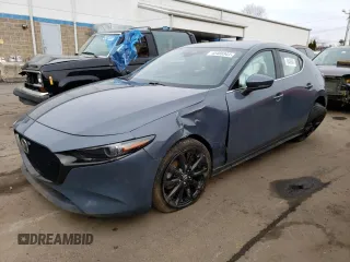 2019 Mazda Mazda3 Hatchback w/Premium Pkg with VIN JM1BPBNM1K1144052, listed as a Copart auction lot 45486943 with 55,106 mi miles. Bid and sale history available at carsss.com. Image 1.