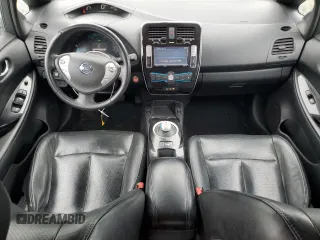 2013 Nissan LEAF SL with VIN 1N4AZ0CP9DC413421, listed as a Copart auction lot 54562415 with 84,490 mi miles and Salvage title. Bid and sale history available at DreamBid. Image 8.