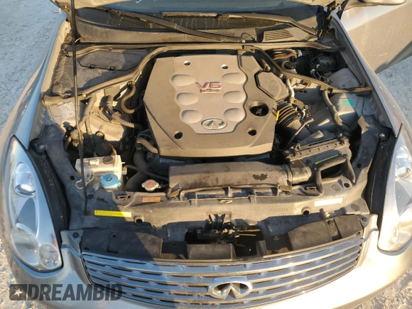 2006 Infiniti G35 Coupe with VIN JNKCV54E56M709136, listed as a Copart auction lot 83670934 with 0 mi miles and Non Repairable. Bid and sale history available at carsss.com. Image 11.