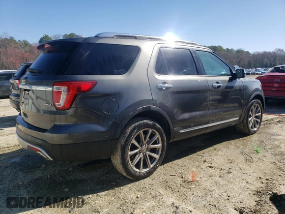 2016 Ford Explorer Limited with VIN 1FM5K8F83GGA57057, listed as a Copart auction lot 49496945 with 168,908 mi miles and Clean Title. Bid and sale history available at DreamBid. Image 3.