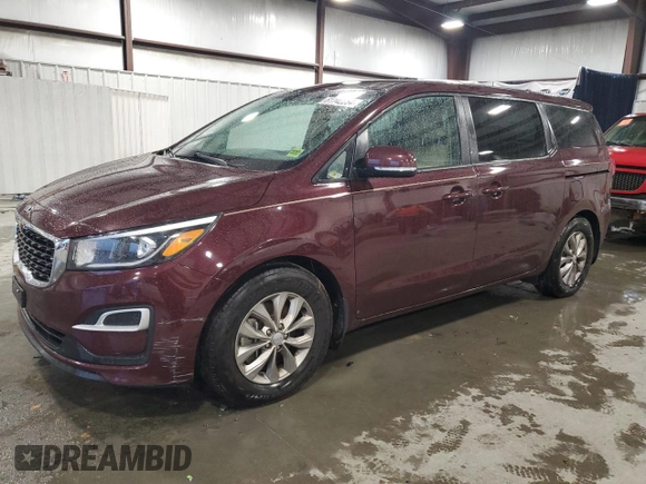 2019 Kia Sedona EX with VIN KNDMB5C17K6543326, listed as a Copart auction lot 81142284 with 76,410 mi miles and Salvage Title. Bid and sale history available at carsss.com. Image 1.