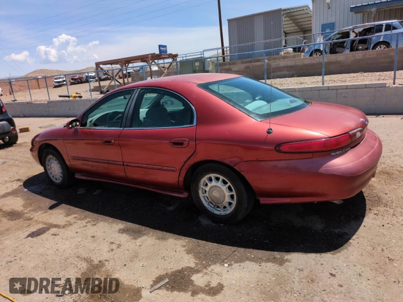 1997 Mercury Sable GS with VIN 1MELM50U2VA600052, listed as a Copart auction lot 58556795 with 65,848 mi miles and Salvage title. Bid and sale history available at DreamBid. Image 2.