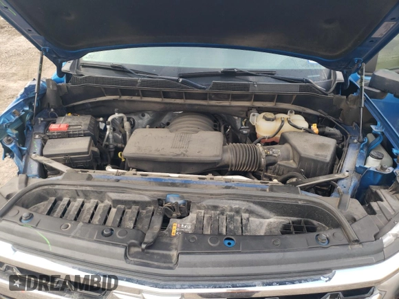 2022 Chevrolet Silverado 1500 LT with VIN 3GCPACED5NG594130, listed as a Copart auction lot 43987345 with 62,367 mi miles and Salvage Title. Bid and sale history available at carsss.com. Image 11.