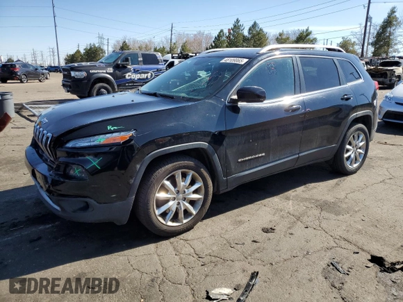 2017 Jeep Cherokee Limited with VIN 1C4PJLDB4HW516170, listed as a Copart auction lot 48109865 with 151,647 mi miles and Salvage Title. Bid and sale history available at carsss.com. Image 1.