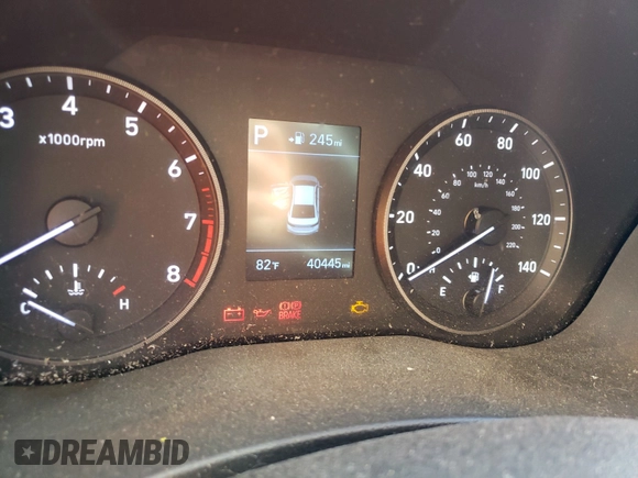 2018 Hyundai Accent Limited with VIN 3KPC34A37JE010621, listed as a Copart auction lot 40068504 with 40,445 mi miles and Salvage Title. Bid and sale history available at carsss.com. Image 8.