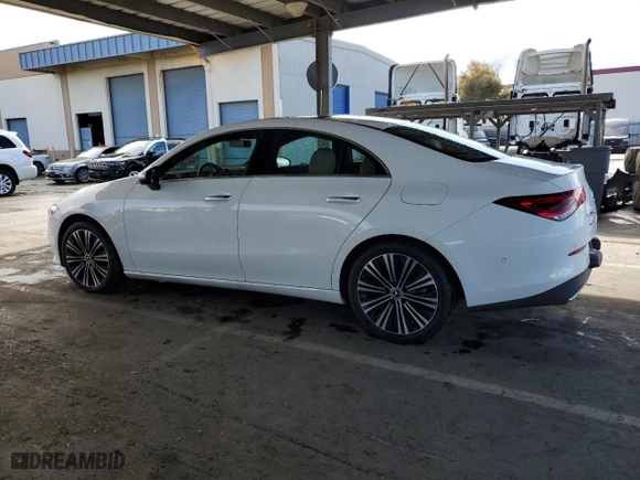 2021 Mercedes-Benz CLA with VIN W1K5J4GB9MN190042, listed as a Copart auction lot 48926935 with 34,453 mi miles and Salvage Title. Bid and sale history available at carsss.com. Image 2.