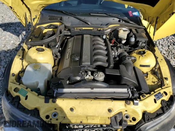 2000 BMW Z3 M 3.2L with VIN WBSCK9349YLC90528, listed as a Copart auction lot 42871855 with 104,614 mi miles and Salvage Title. Bid and sale history available at carsss.com. Image 11.