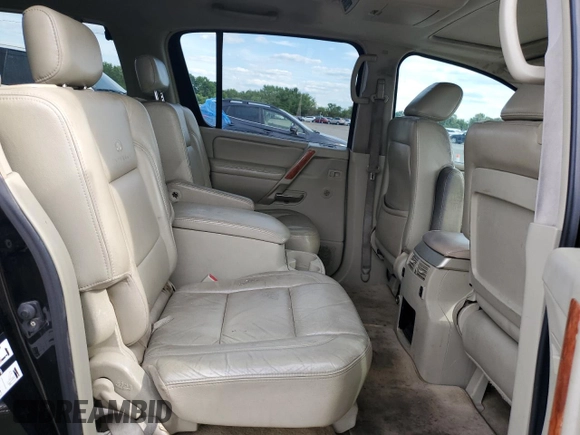 2007 Infiniti QX56 with VIN 5N3AA08C57N803676, listed as a Copart auction lot 60159054 with 216,320 mi miles and Salvage Title. Bid and sale history available at carsss.com. Image 11.