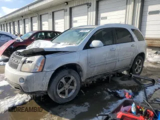 2007 Chevrolet Equinox LT with VIN 2CNDL63F976043115, listed as a Copart auction lot 87808075 with 190,803 mi miles and Salvage Title. Bid and sale history available at carsss.com. Image 1.