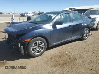 2016 Honda Civic Sedan LX with VIN 19XFC2F57GE246920, listed as a Copart auction lot 49242165 with 121,605 mi miles and Salvage Title. Bid and sale history available at carsss.com. Image 1.