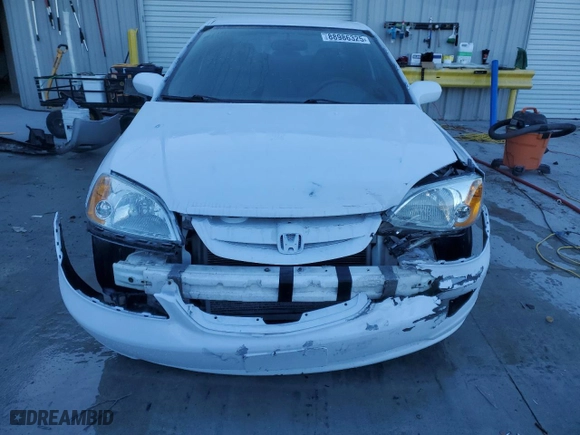 2002 Honda Civic LX with VIN 1HGEM22542L109871, listed as a Copart auction lot 88986325 with 163,960 mi miles and Salvage Title. Bid and sale history available at carsss.com. Image 5.