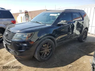 2019 Ford Explorer Sport with VIN 1FM5K8GT0KGA73308, listed as a Copart auction lot 71674294 with 63,206 mi miles and Salvage Title. Bid and sale history available at carsss.com. Image 1.