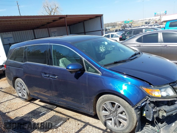 2016 Honda Odyssey Touring Elite with VIN 5FNRL5H92GB018400, listed as a IAAI auction lot 41786969 with 155,610 mi miles. Bid and sale history available at carsss.com. Image 13.