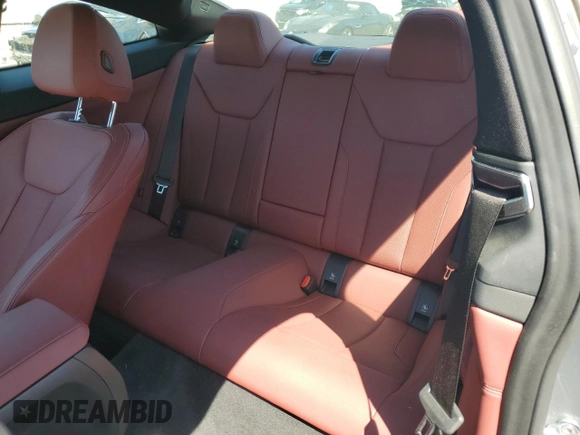 2025 BMW 4 Series 430i with VIN WBA43DA07SCS63339, listed as a Copart auction lot 51535265 with 10,594 mi miles and Salvage title. Bid and sale history available at DreamBid. Image 10.