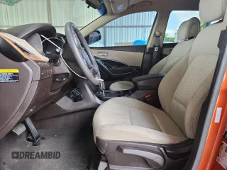 2014 Hyundai Santa Fe with VIN 5XYZT3LB4EG145430, listed as a Copart auction lot 58554075 with 38,690 mi miles and Salvage title. Bid and sale history available at DreamBid. Image 7.