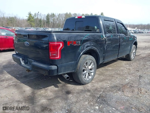 2017 Ford F-150 XL with VIN 1FTEW1EG6HFA14705, listed as a IAAI auction lot 41833089 with 143,534 mi miles. Bid and sale history available at carsss.com. Image 4.