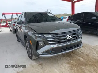 2025 Hyundai Tucson SEL with VIN 5NMJB3DEXSH501731, listed as a IAAI auction lot 41852910 with 1,292 mi miles. Bid and sale history available at carsss.com. Image 1.
