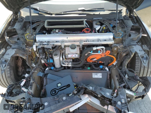 2022 Tesla Model S with VIN 5YJSA1E58NF463934, listed as a Copart auction lot 52435155 with 18,954 mi miles and Salvage Title. Bid and sale history available at DreamBid. Image 12.