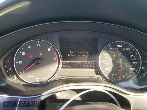 2017 Audi A6 Premium with VIN WAUC8AFC3HN050111, listed as a Copart auction lot 88978325 with 114,739 mi miles and Salvage Title. Bid and sale history available at carsss.com. Image 9.