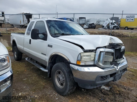 2002 Ford Super Duty F-350 SRW XL with VIN 1FTSX31FX2EA62875, listed as a Copart auction lot 82170074 with 172,187 mi miles and Salvage Title. Bid and sale history available at carsss.com. Image 4.