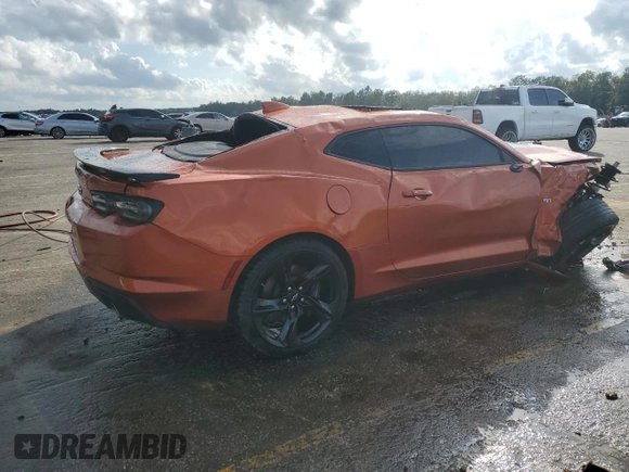 2022 Chevrolet Camaro LT1 with VIN 1G1FF1R74N0127946, listed as a Copart auction lot 44971195 with 9,442 mi miles and Salvage Title. Bid and sale history available at carsss.com. Image 3.