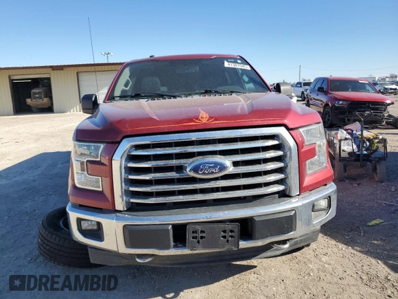 2017 Ford F-150 XL with VIN 1FTFW1EG7HKC03195, listed as a Copart auction lot 41387945 with 135,718 mi miles and Salvage Title. Bid and sale history available at carsss.com. Image 5.