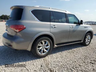 2011 Infiniti QX56 8-passenger with VIN JN8AZ2ND7B9701235, listed as a Copart auction lot 65757794 with 181,688 mi miles and Clean Title. Bid and sale history available at carsss.com. Image 3.